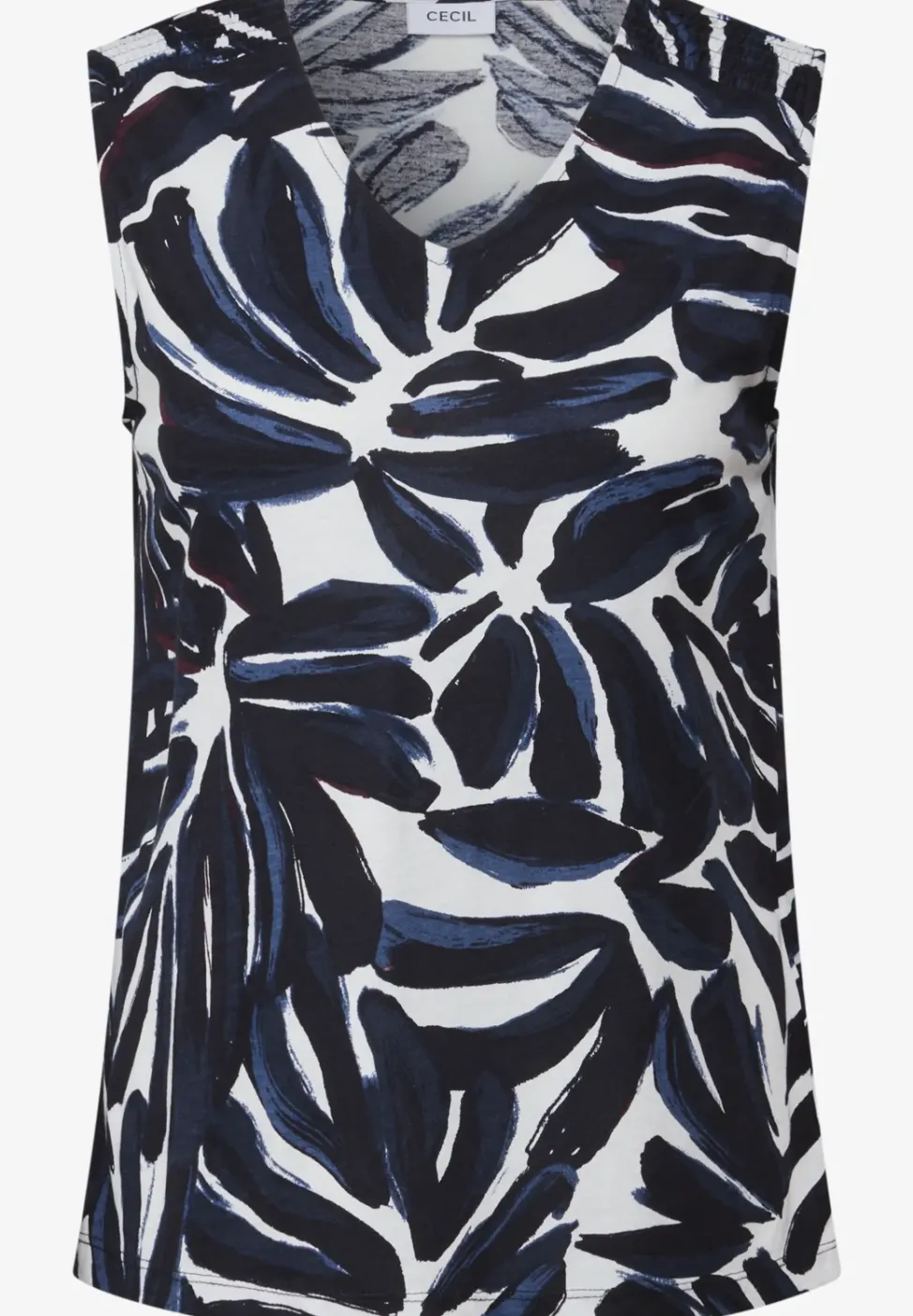 Top avec détails smocks