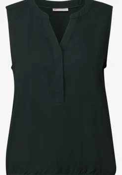 Top chemisier en couleur unie