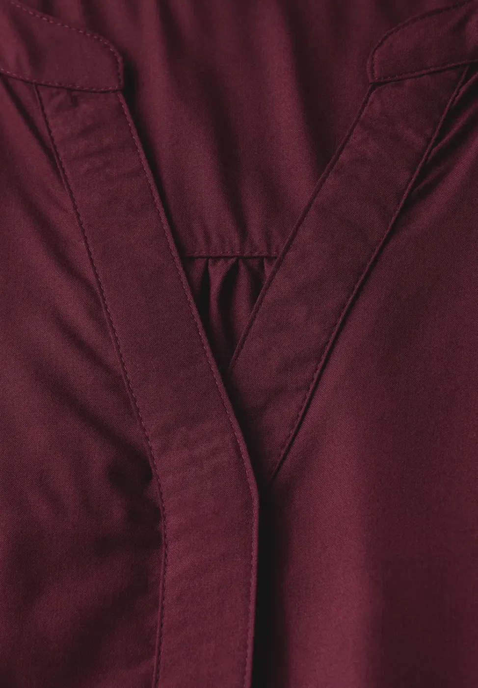 Top chemisier en couleur unie