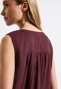 Top chemisier Split Neck