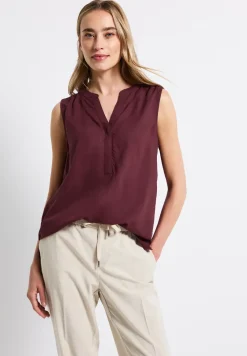 Top chemisier Split Neck