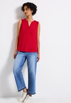 Top chemisier Split Neck
