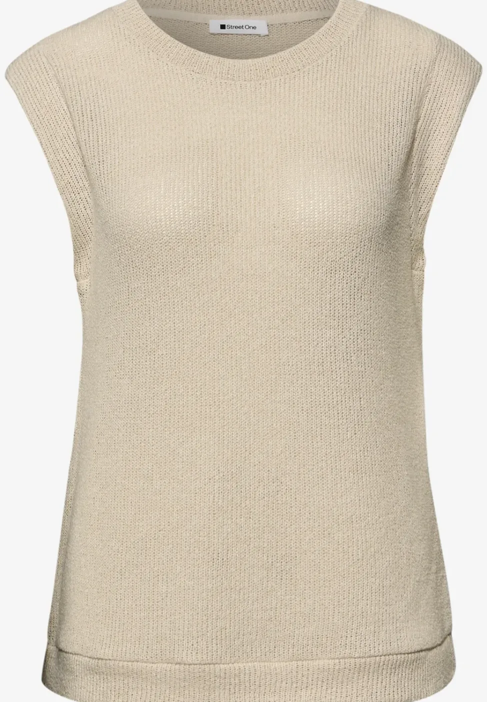 Top dropped shoulder au look tricoté