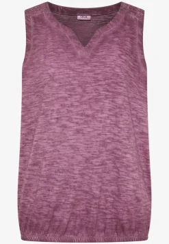 Top en jersey au look garment dye