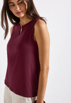 Top en jersey avec découpe