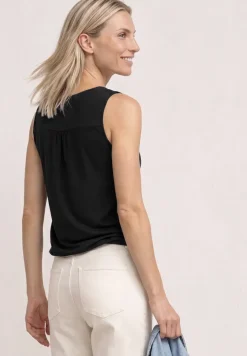 Top en jersey avec ourlet élastique