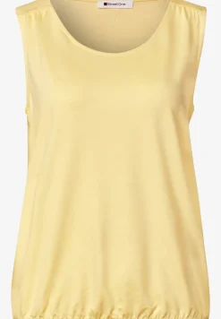 Top en jersey avec ourlet élastique