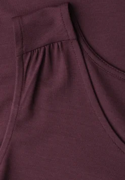 Top en jersey avec ourlet élastique