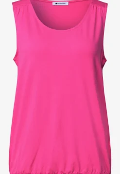 Top en jersey avec ourlet élastique