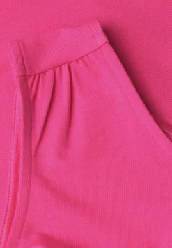 Top en jersey avec ourlet élastique