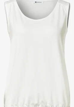 Top en jersey avec ourlet élastique