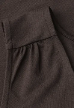 Top en jersey avec ourlet élastique