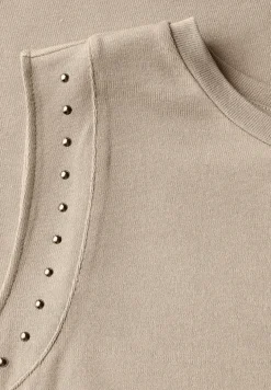Top en jersey avec rivets