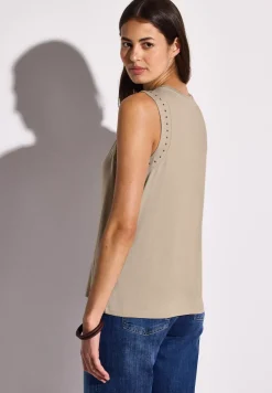 Top en jersey avec rivets
