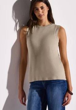 Top en jersey avec rivets