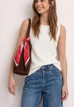 Top en maille 2 en 1 avec encolure bateau