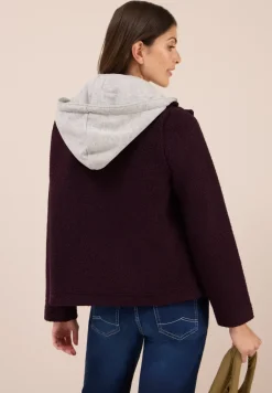 Trench-coat avec incrustation