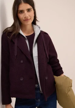 Trench-coat avec incrustation