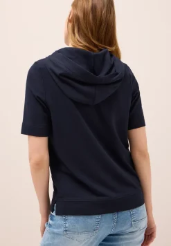 T-shirt à capuche avec wording