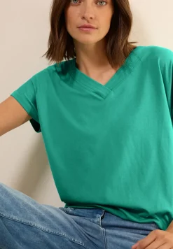 T-shirt à col en V