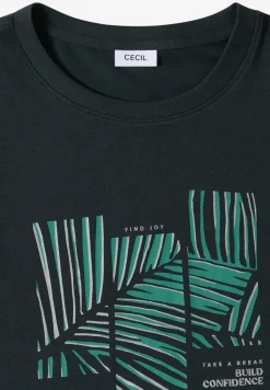 T-shirt à col rond avec imprimé