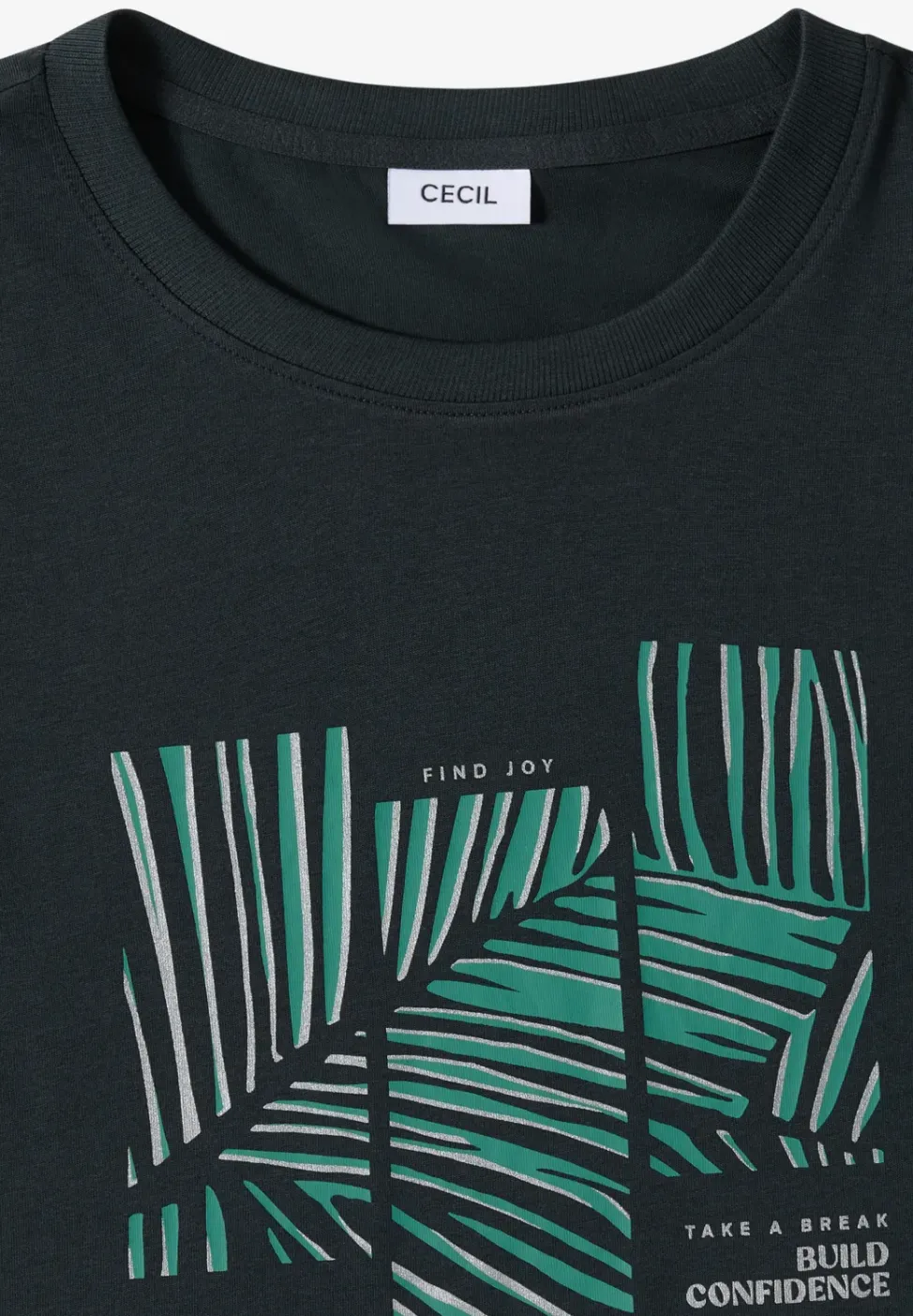 T-shirt à col rond avec imprimé