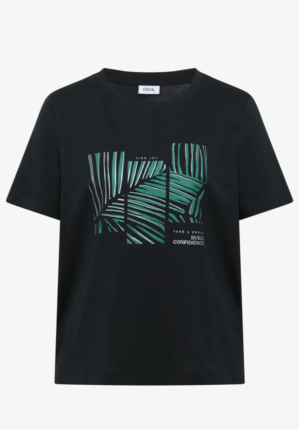 T-shirt à col rond avec imprimé