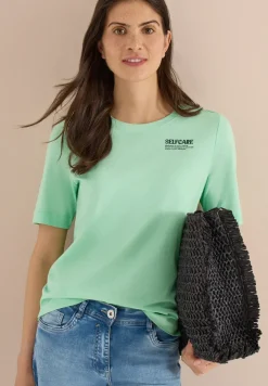 T-shirt à col rond avec impression sur le dos
