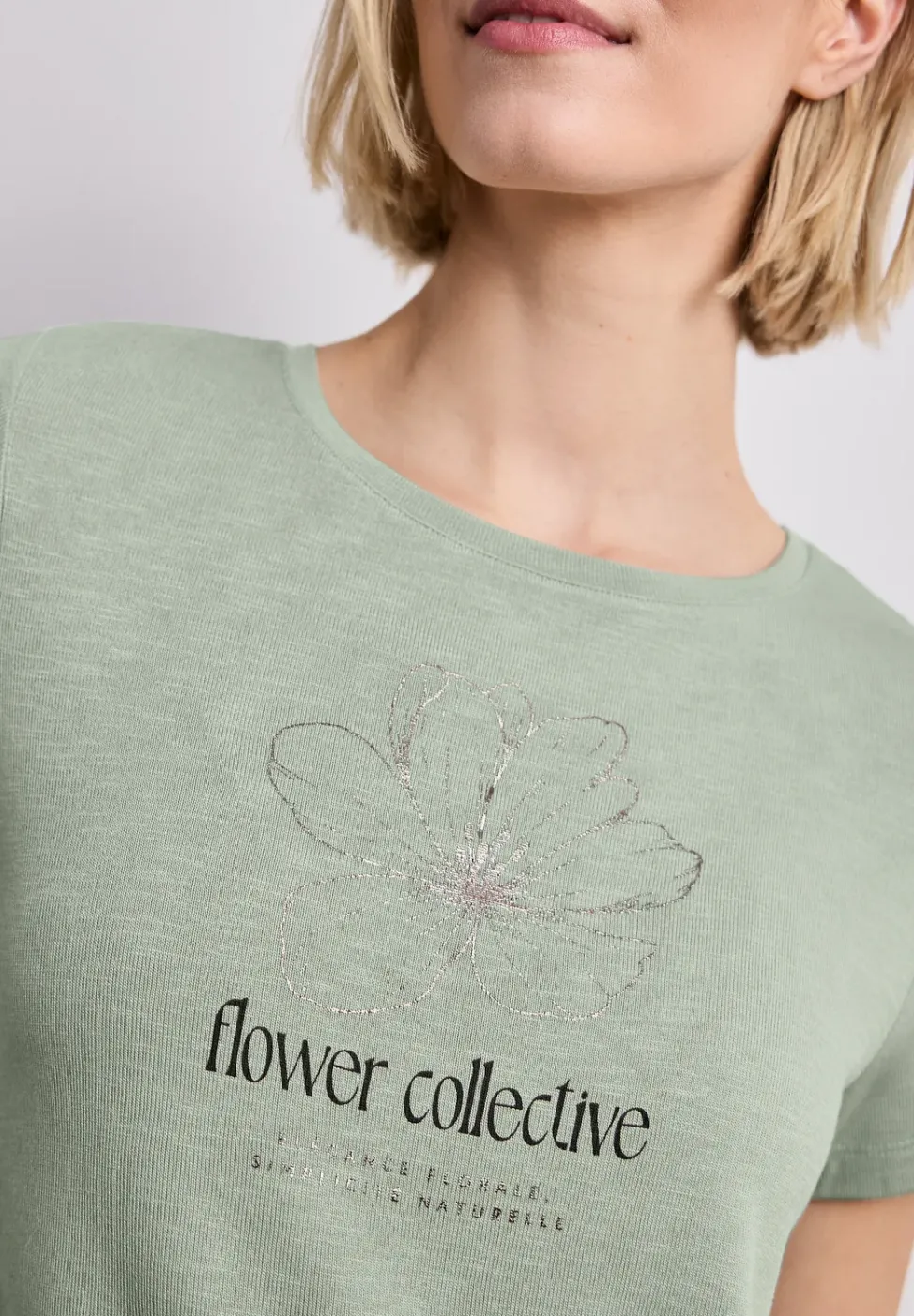 T-shirt à col rond avec motif graphique