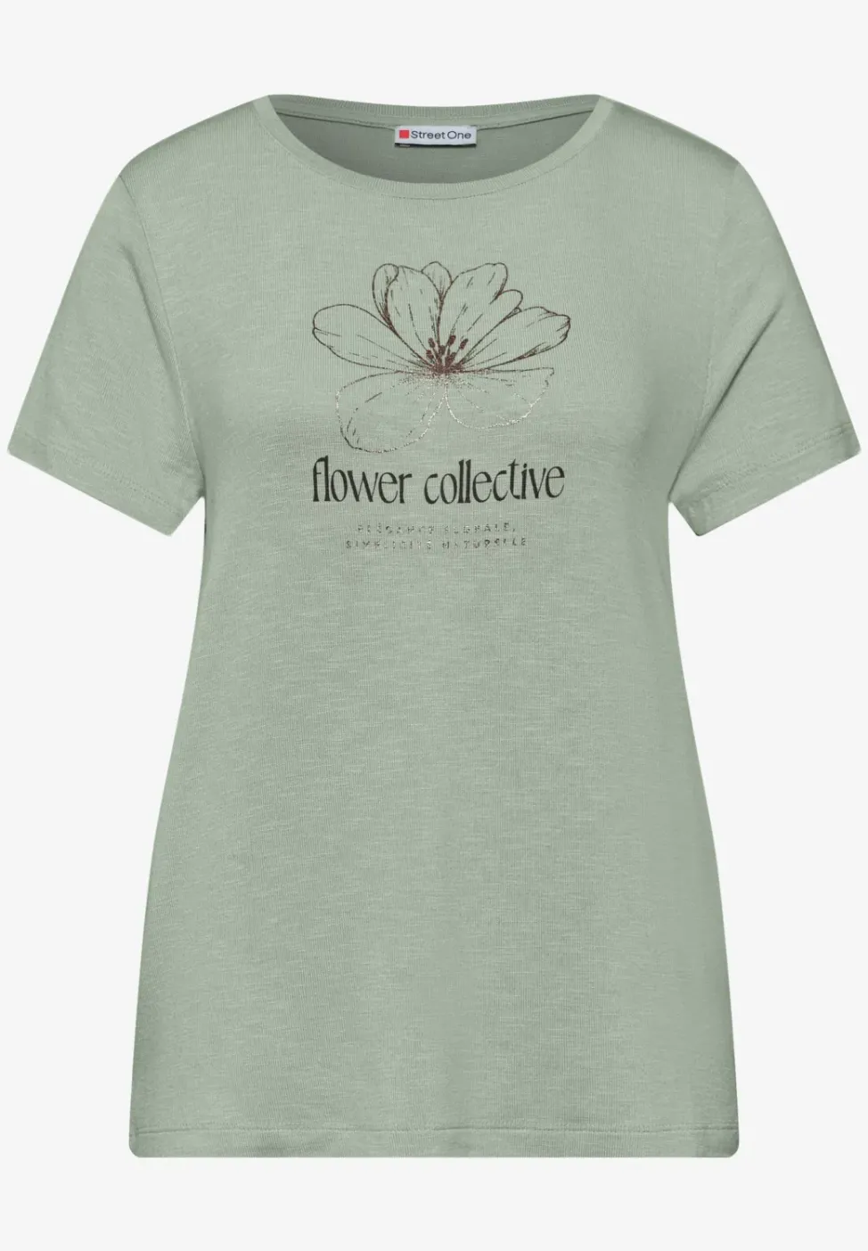 T-shirt à col rond avec motif graphique