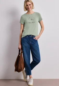 T-shirt à col rond avec motif graphique