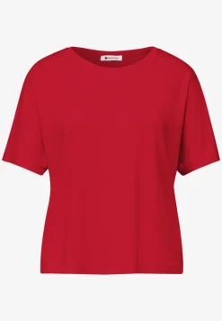 T-shirt à col rond en couleur unie