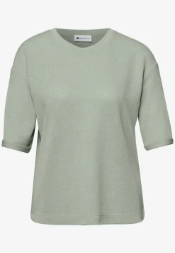T-shirt à col rond en tricot