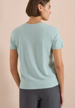 T-shirt à col rond et imprimé sur le devant