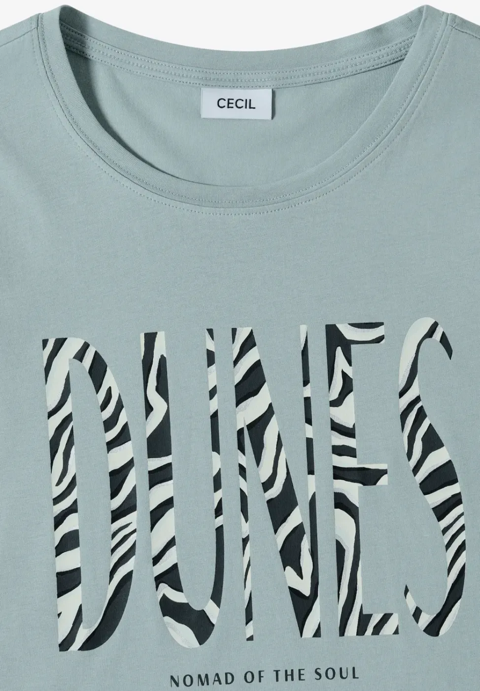 T-shirt à col rond et imprimé sur le devant