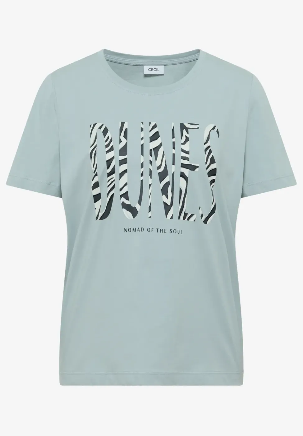 T-shirt à col rond et imprimé sur le devant