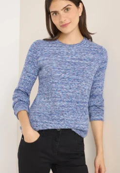 T-shirt à côtes doux et mélangé