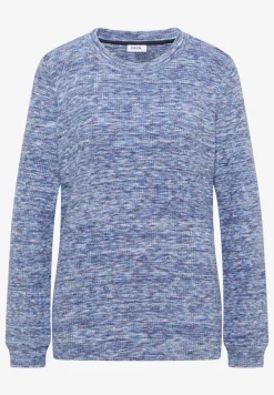 T-shirt à côtes doux et mélangé