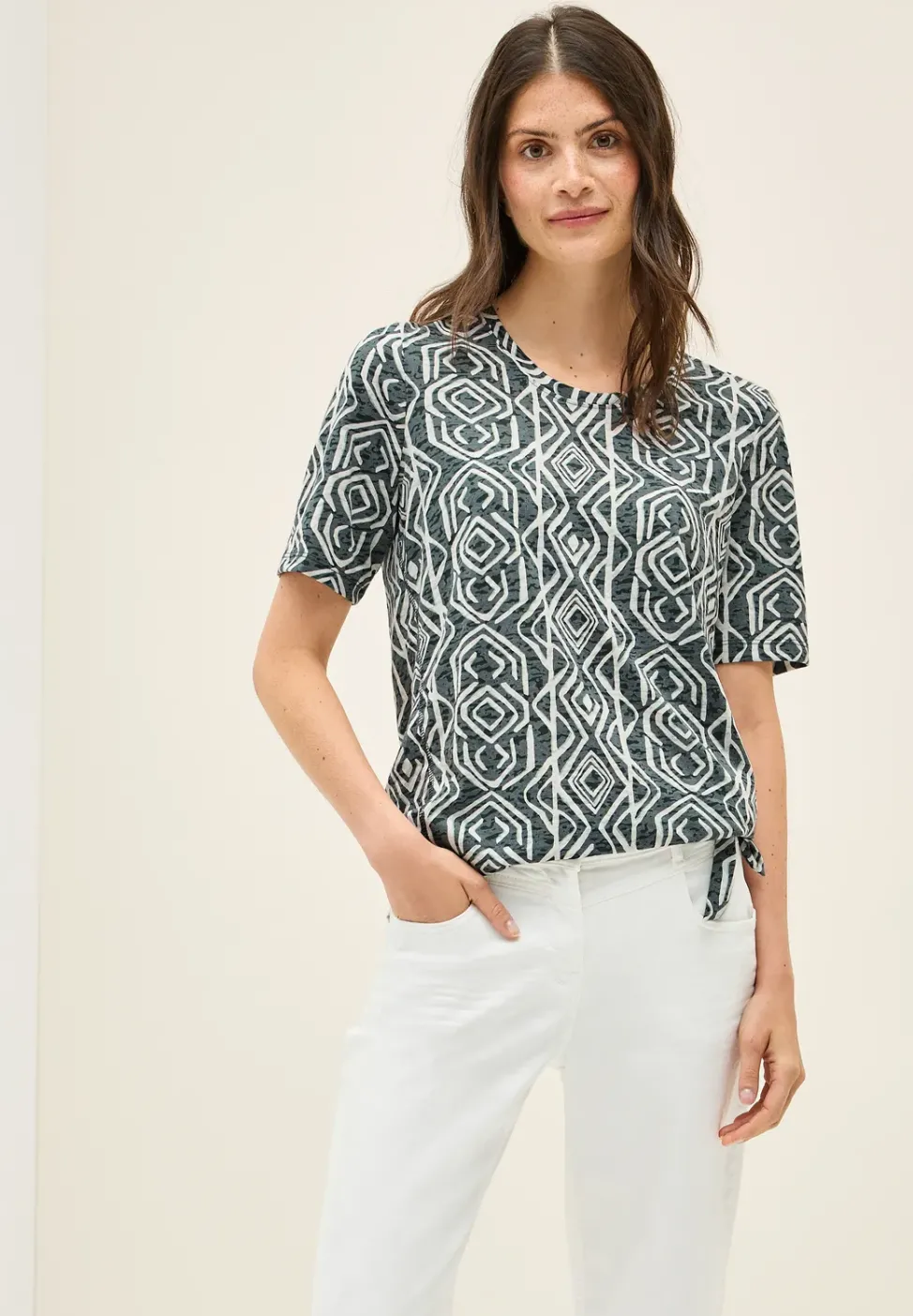 T-shirt à l'aspect dévoré