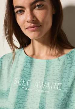 T-shirt à l'aspect dévoré