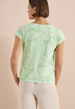 T-shirt à l'effet dévoré