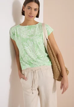 T-shirt à l'effet dévoré