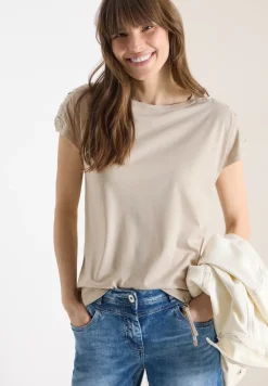 T-shirt à manches courtes avec fronces