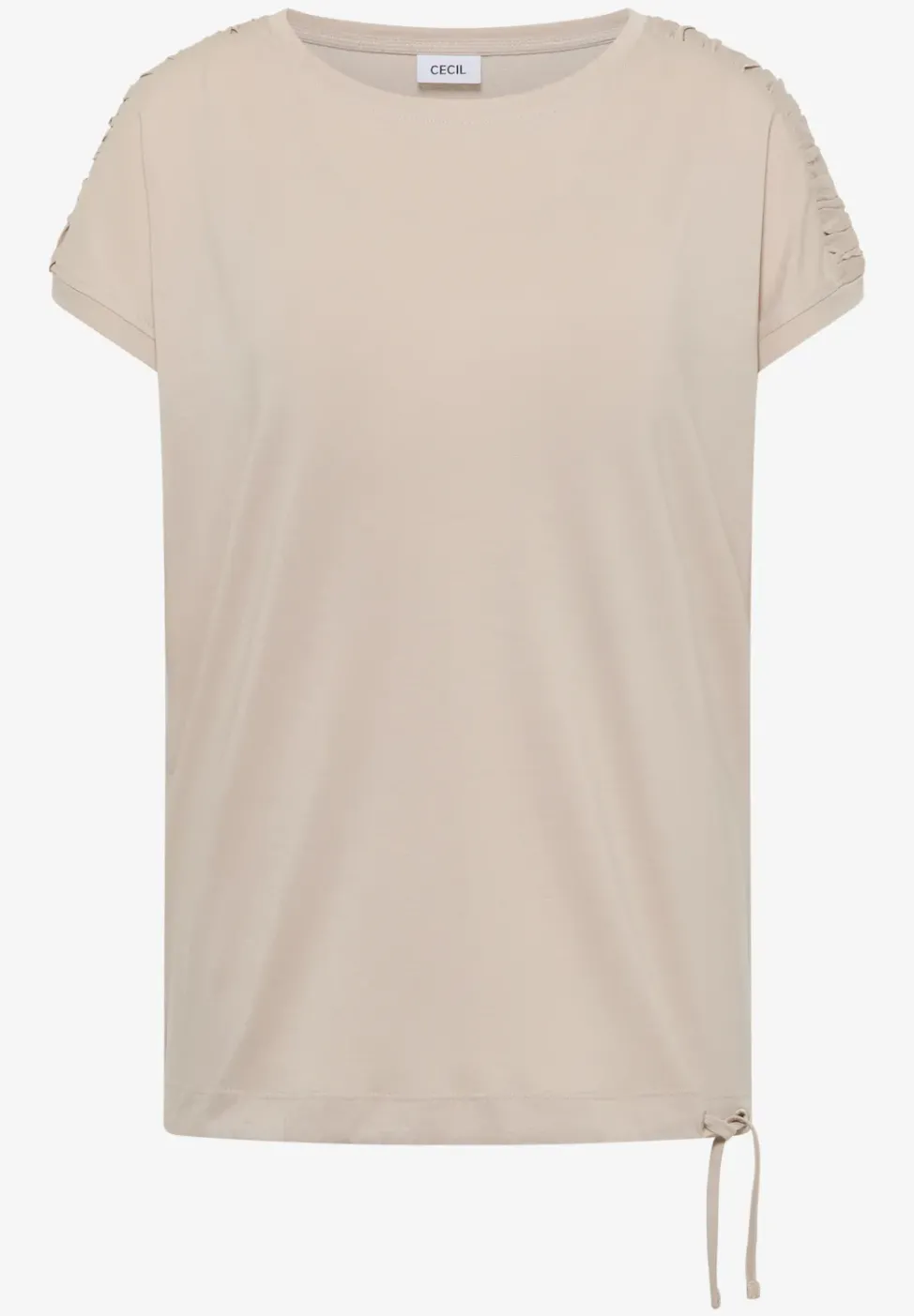 T-shirt à manches courtes avec fronces