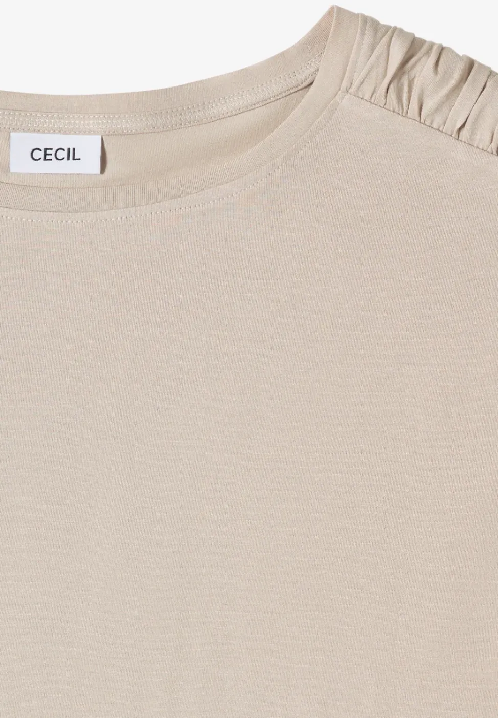 T-shirt à manches courtes avec fronces