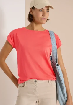 T-shirt à manches courtes avec fronces