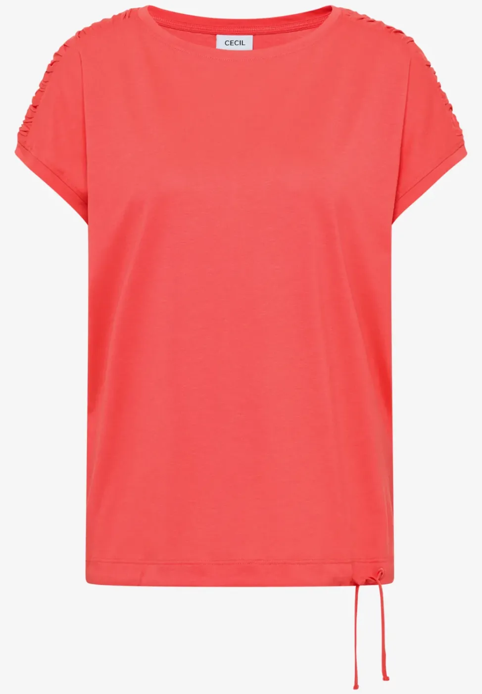 T-shirt à manches courtes avec fronces