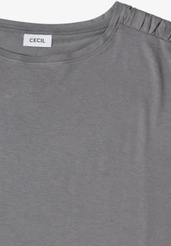 T-shirt à manches courtes avec fronces