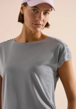 T-shirt à manches courtes avec fronces
