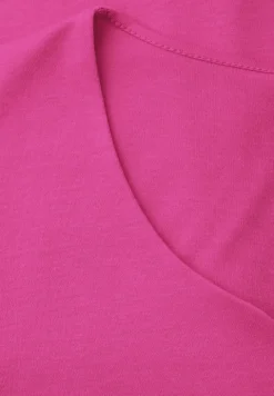 T-shirt à manches courtes avec encolure en cœur
